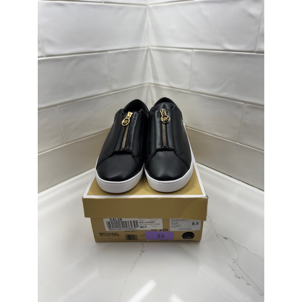 Michael by Michael Kors Keaton Zip Slip On 8.5